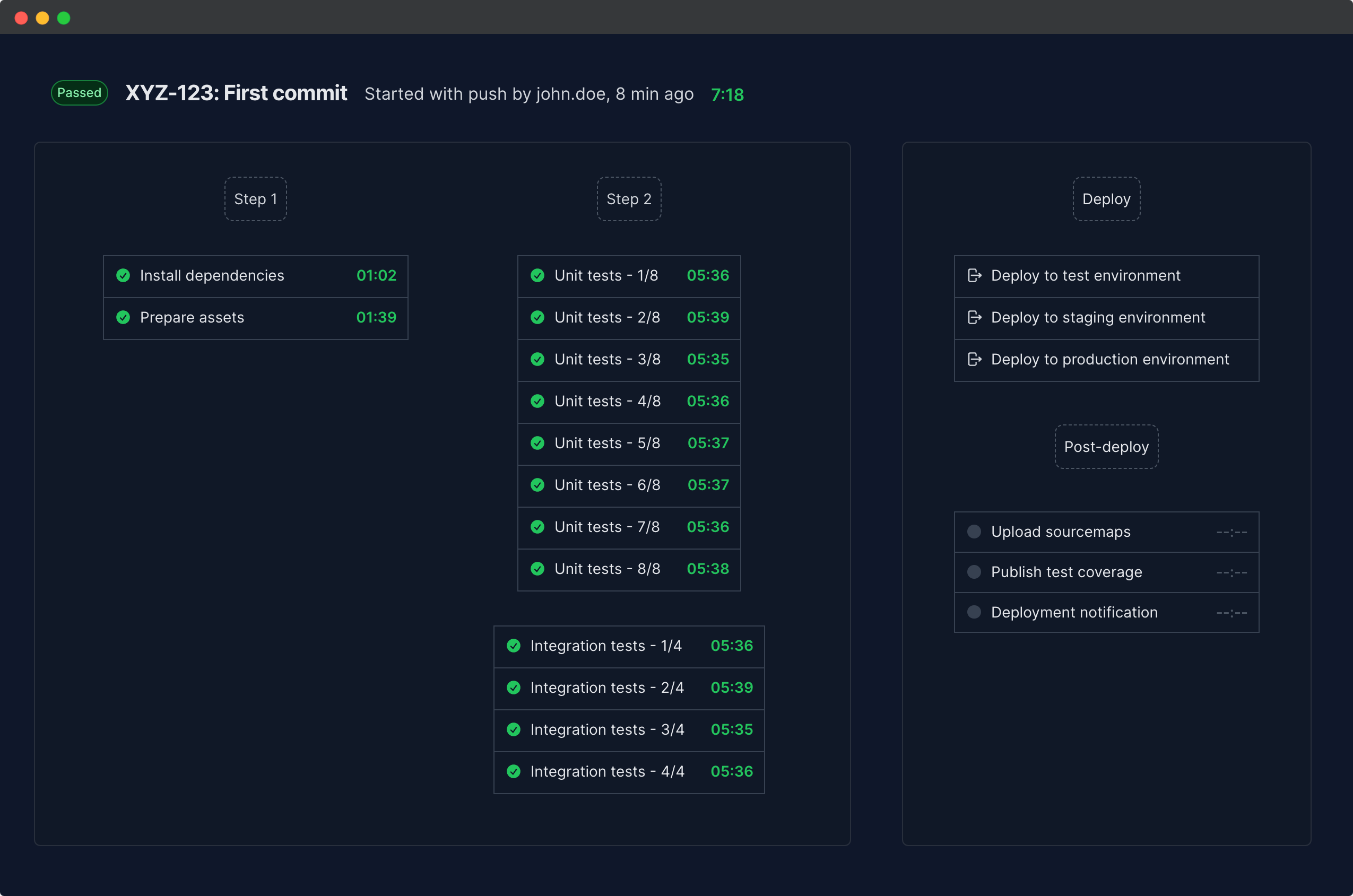 Product usage screenshot