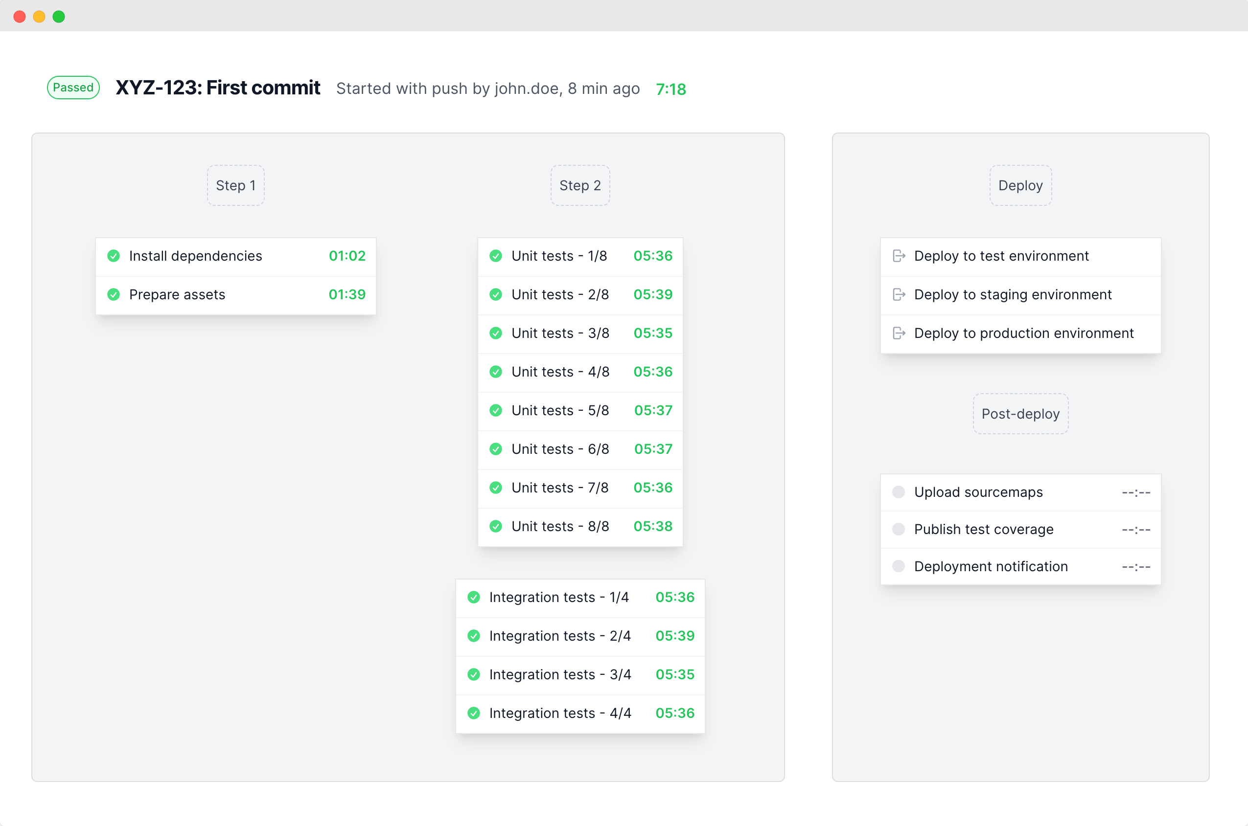 Product usage screenshot